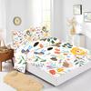Cartoon Animal Cute Fox Bear Lion Pattern Mattress Four-Piece Set Bedroom Dormitory Bedding Decoration