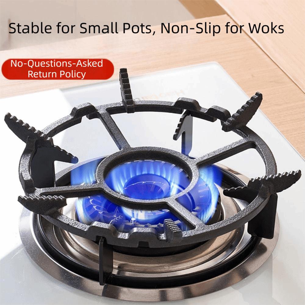 Black Wok Support Cast Iron Pot Rack High Quality Gas Stove Bracket Cooking