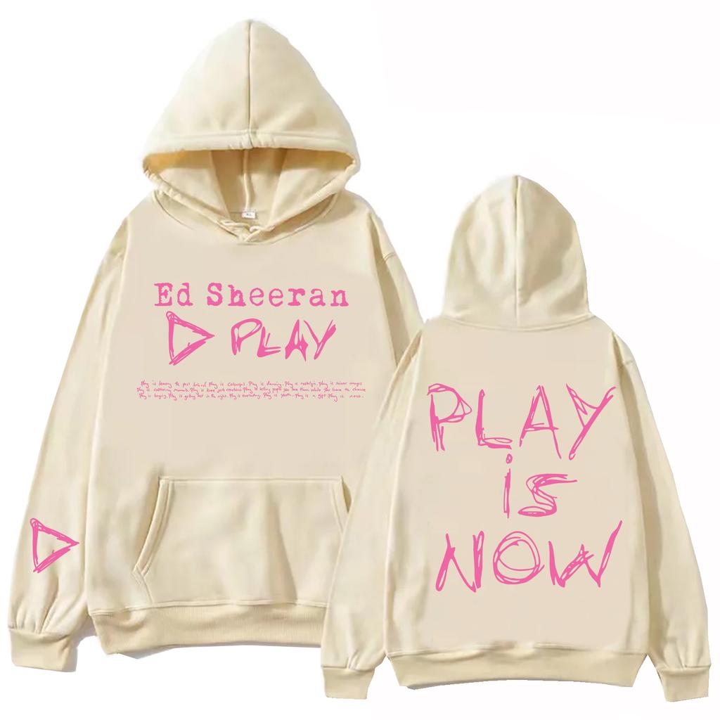 Ed Sheeran Play Is Now Mikina s kapucí Pánská Dámská Harajuku Pulovr Topy Mikina Dárek
