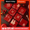 Chinese Horse Year Mini New Year Red Envelope Hard Paper Thickened Chinese Money Envelopes 8Pcs Mixed Hot Gold Red Packet