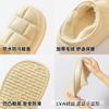 Waterproof cotton shoes, bags and thick soles, soft plush home indoor warm cotton slippers, winter