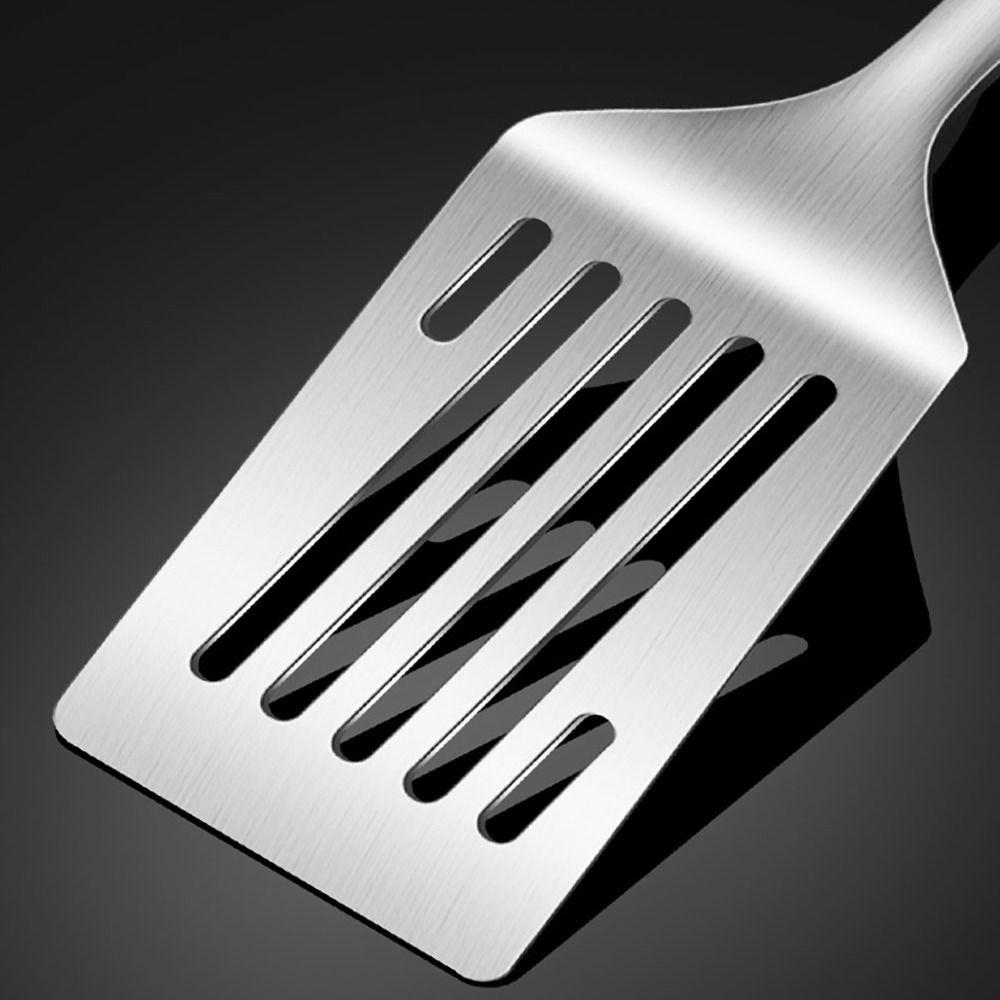 1/2pcs 8.58/9.76 Inch Short Handle Rice Spoon Stainless Steel Steak Spatula  Restaurant