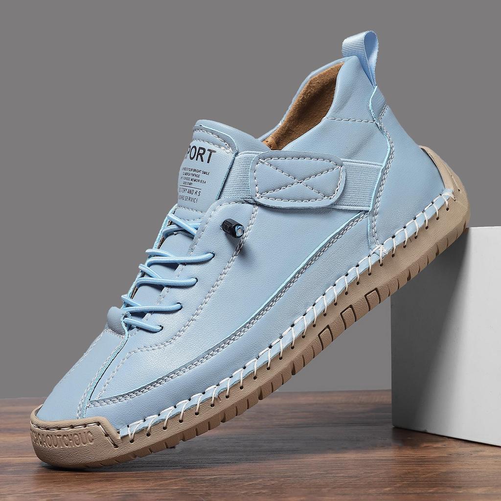 Women's Hand-stitched Soft Sole Flat Casual Shoes for Autumn and Winter