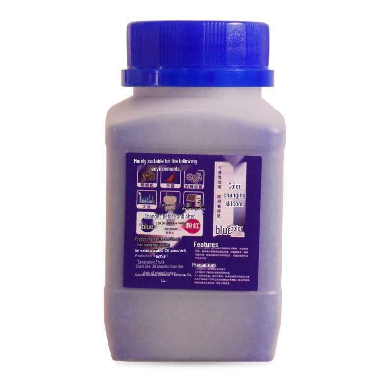 250g Reusable Blue Silicone Desiccant for Cameras & Instruments, Cochlea Transformer Dehumidifier