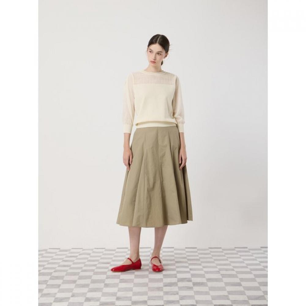 Cc Collect Sheer Color Block 7 8 Pullover  C252ksk031 