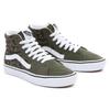 Vans Sk8 Comfycush Kožené Vysoké Skate Boty Unisex Tenisky Zelené VN0A7TNOKCZ