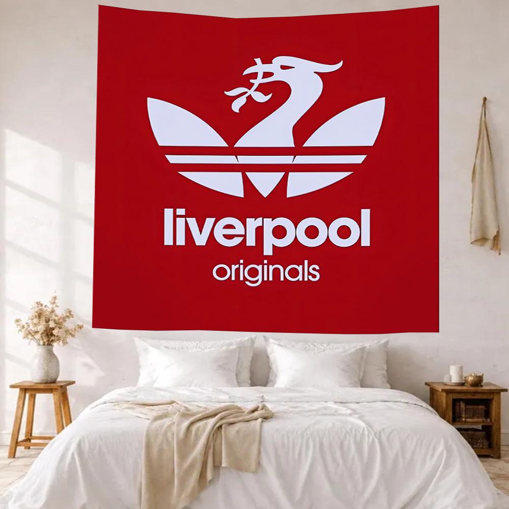 Klub Piłkarski Liverpool Dekoracja Ścienna Gobelin Sztuka Na Pamięć o Zwierzętach Urodziny Wesele Tło Imprezy Rodzinny Prezent