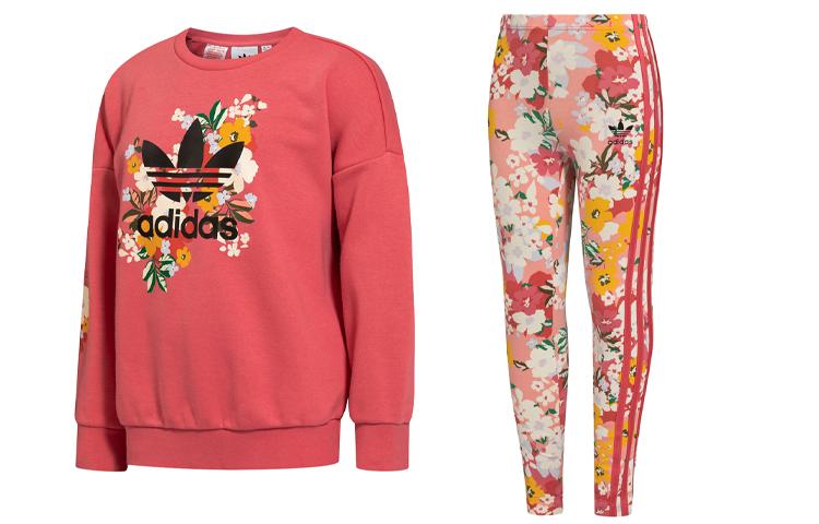 Adidas Originals Casual Sportswear CREW SET Pink Kids  GN4211 116