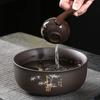 Tea Washing Purple Sand Household Ceramic Tea Cup Washing Utensils Water Basin Large Basin Extra Large Water Washing Pen Washing Tea Set Accessories