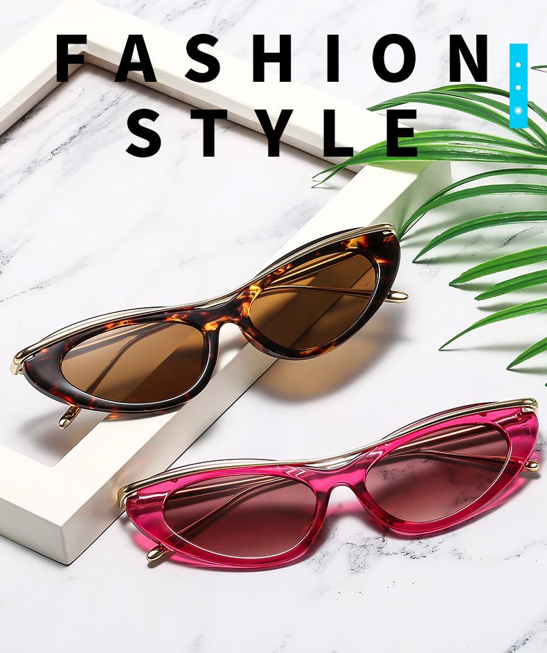 Occhiali da Sole Trendy da Donna Cat Eye - Stile INS 89286: Occhiali da Sole alla Moda per la Protezione Solare