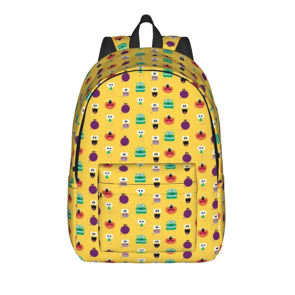 Duggees Cartoon Backpack for Men Women Casual High School Work Daypack College Canvas Bags Gift