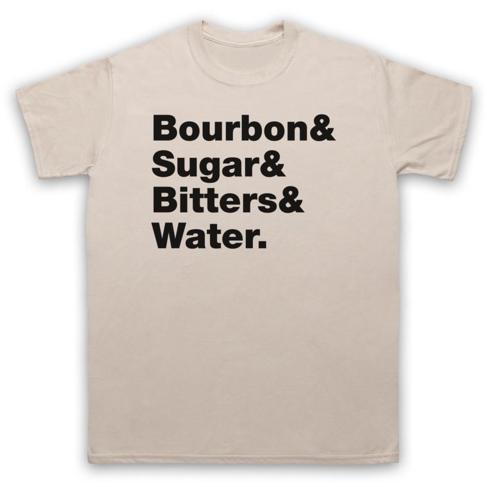 

Олд Фэшн Классический Коктейль Ингредиенты Рецепт Мужская и Женская Футболка 2XL