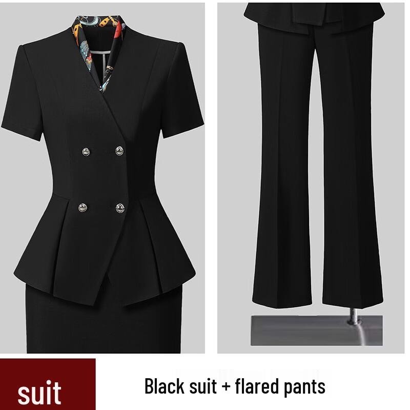 Women's Summer Short Sleeve Professional Suit