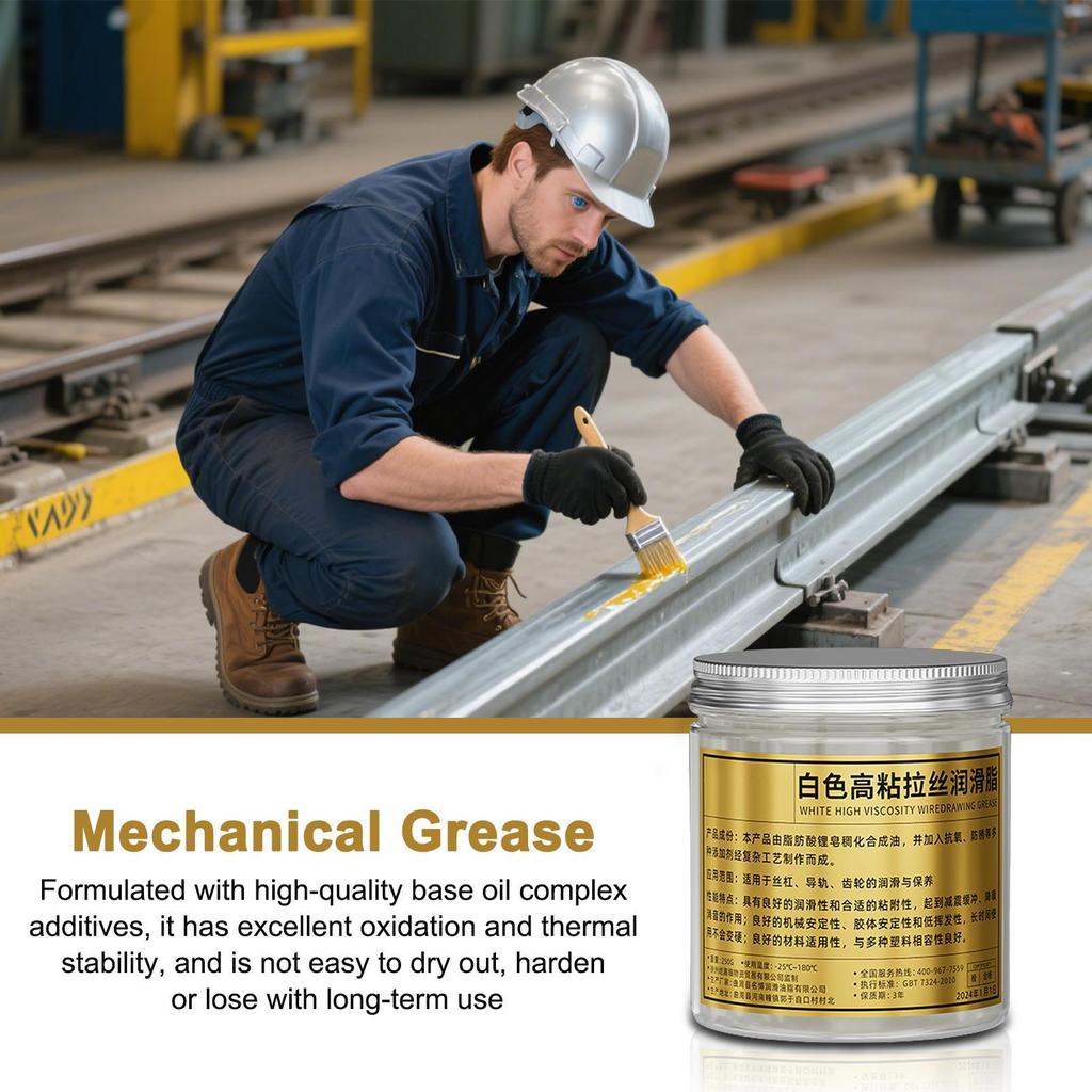 Graxa 250g Lubrificante para Teto Solar de Carro Lubrificante de Trilho Porta Deslizante Multiuso Lubrificante Mecânico para Engrenagens reduz o atrito