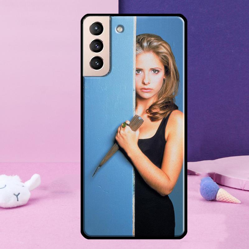Buffy The Vampire Slayer Phone Case For Samsung Galaxy S25 Ultra S23 S20 S21 S22 S24 FE S9 S10 Plus S24 Ultra Cover