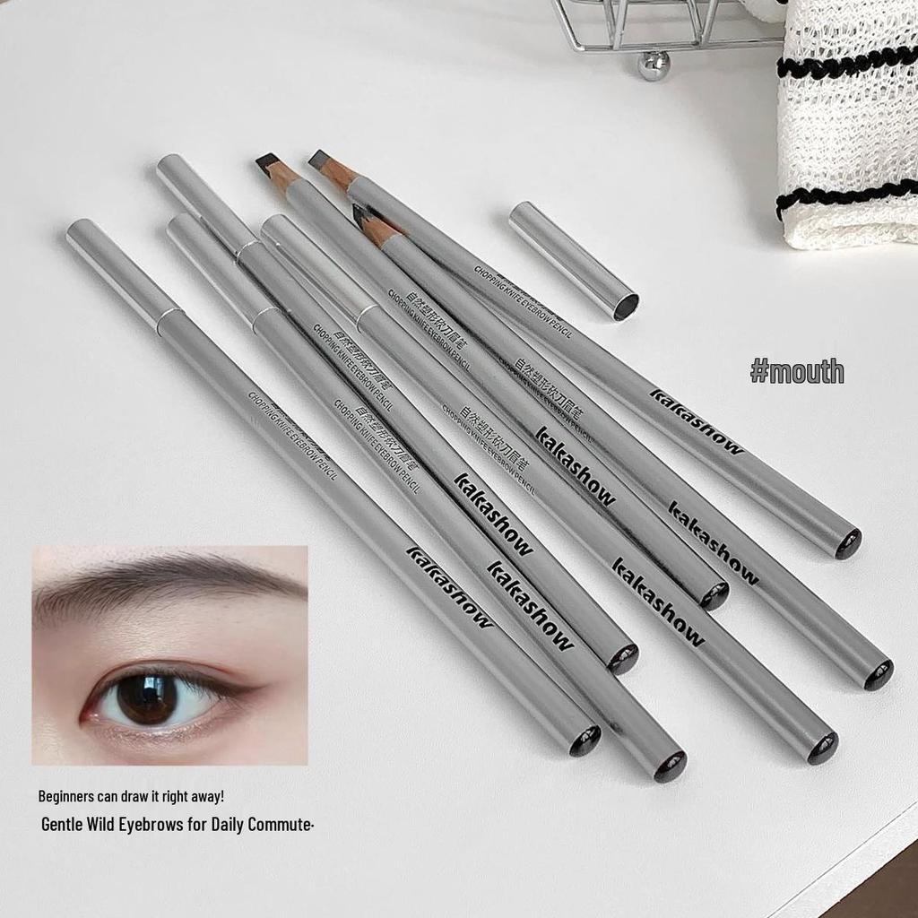 Kakashow Waterproof Long-Lasting Eyebrow Pencil: Natural Shape, Distinct Strands, Sweat & Smudge-Proof