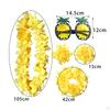 Conjunto de Colar e Tiara Havaiana para Festas na Praia Eventos