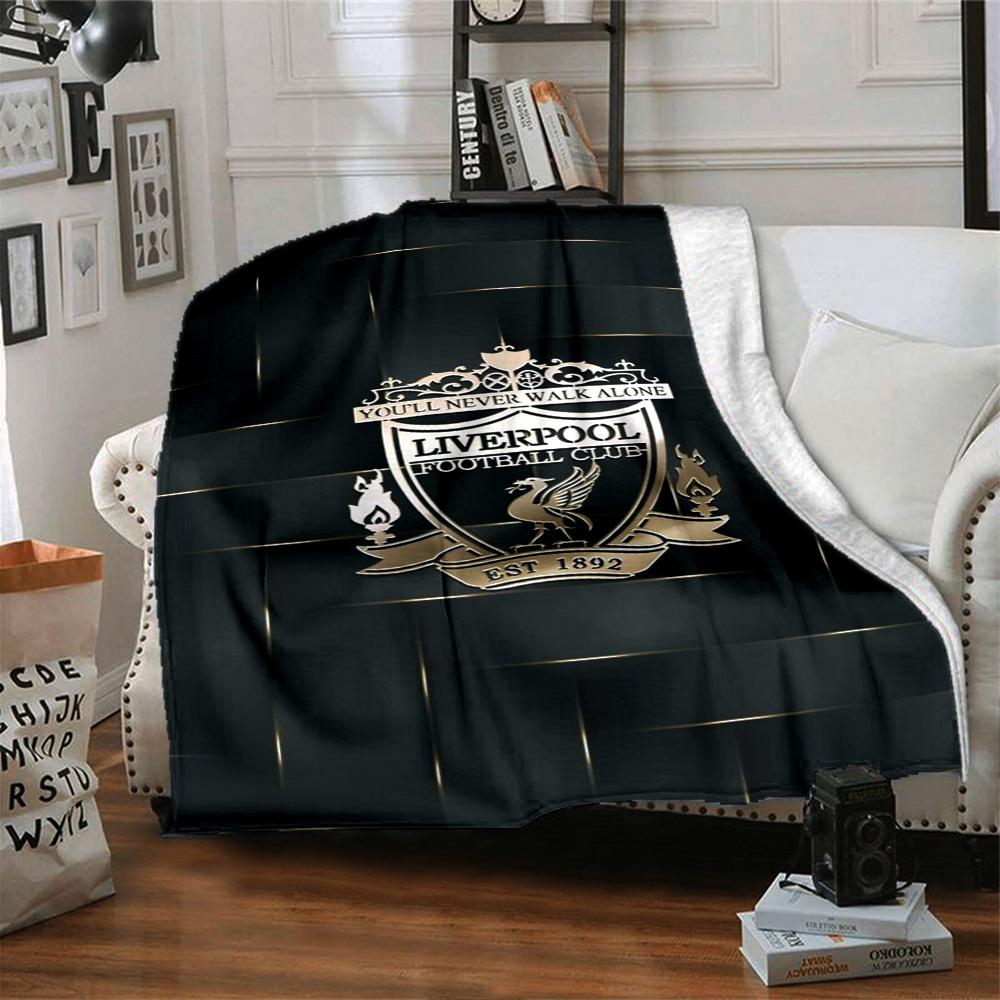 Liverpool Blanket Soft & Cozy Perfect for Couch Office Seaside for All Occasions Playful Design Ideal Gift For Birthday Valentine'S Day