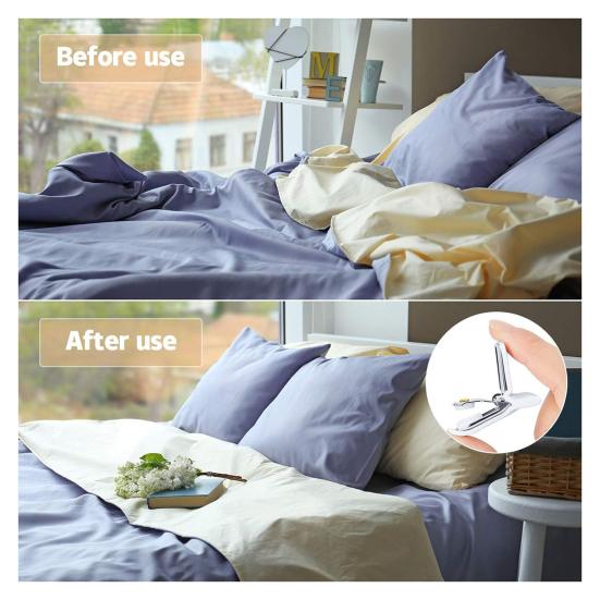 6 Pcs Quilt Holder Anti-slip Quilt Fixer Duvet Clips Quickly Install Padded