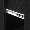 Sideboard Black Oak Effect 60 x 31 x 84 cm Engineered Wood
