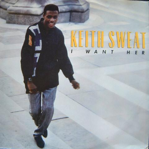 12inch Record KEITH SWEAT - I Want Her EKR68T Elektra, Vinter 1987 UK Rap & Hip-Hop/R&B Used
