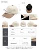 Large Carefully Bicolor Light Cool to the UV UV Size All Seasons CAP [Loo&c] Loo&c Hats, Caps, Sizes, Selected, Deep, Caps, Women's, Cotton, 100%