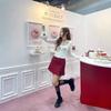 Non-Returnable Korean Spicy Girl Style Lace Trim Crop Top Cardigan