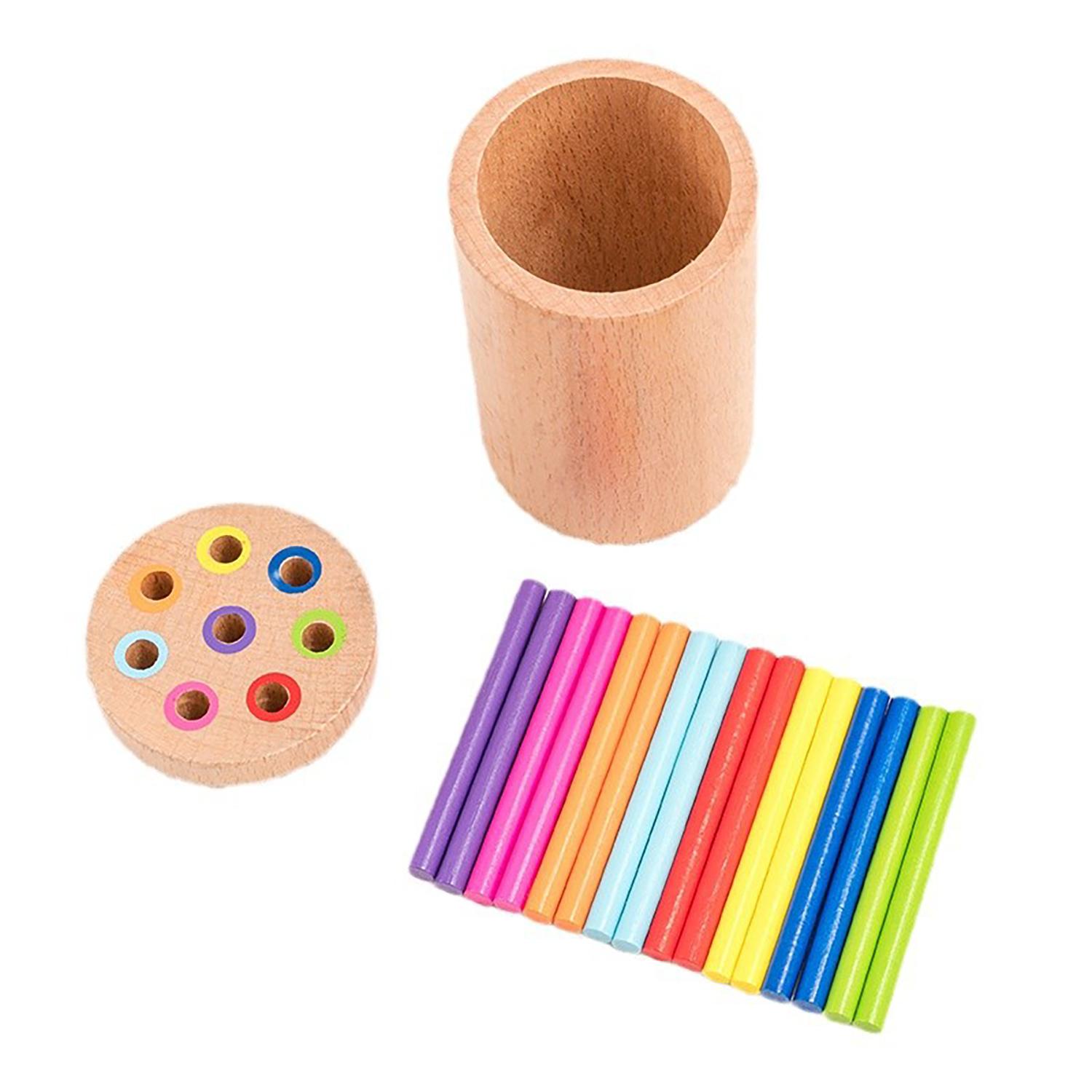 

Детское ведерко-сортер по цветам, Монтессори, раннее развитие, игрушка-классификатор