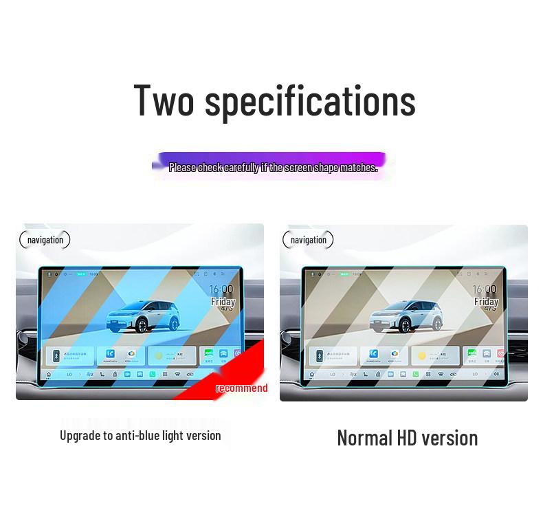 Compatible with 26 AION N60 Models: Central Control Tempered Film Car Navigation Screen Protector Display & Instrument Film.