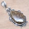 Pendant Bronzite Gemstone Handmade Mother'Day Silver Jewelry 2.5"