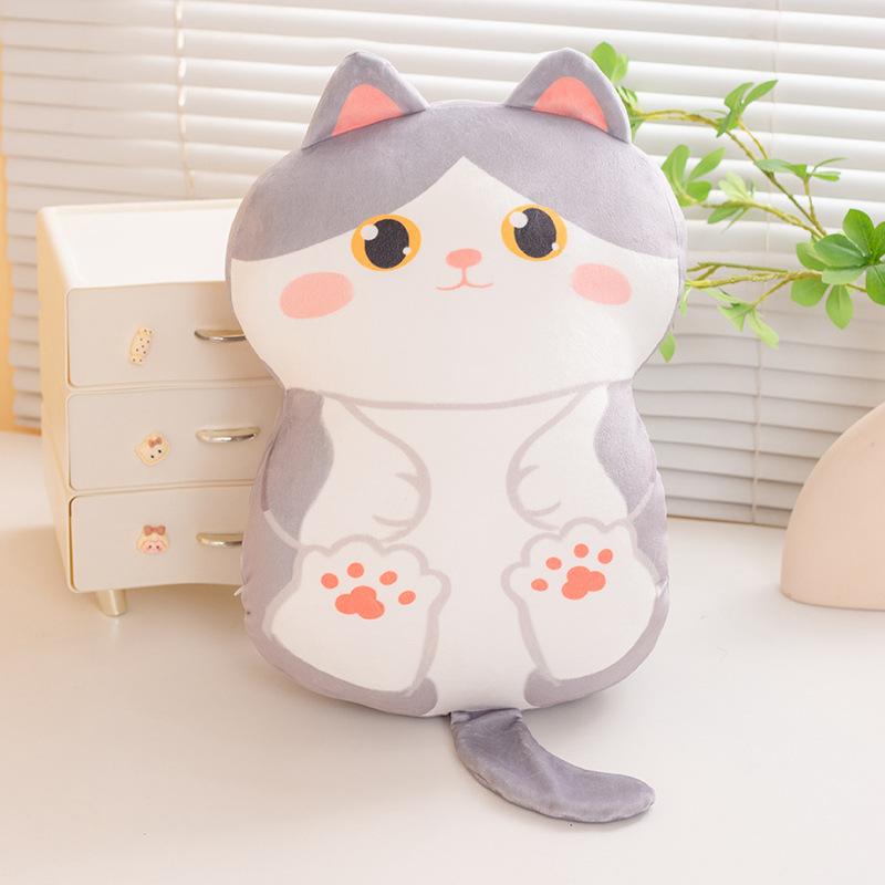Cute Soft Cat Hand Warmer Pillow Plush Toy Doll Cat Doll Girl Lunch Break Pillow Rag Doll