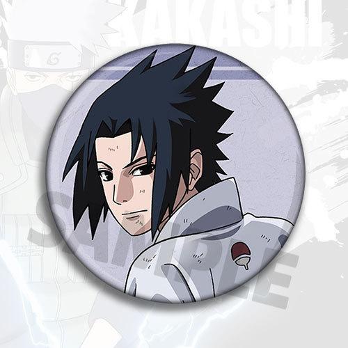 Naruto Anime Badge Pin Set Shiny Film Button Collectible Merchandise Gift for Fans Cosplay Brooch Accessory Kakashi Itachi Neji