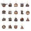 Restaurant Hotel Christmas Decorations 250th Anniversary Acrylic Hanging Ornament, Double Side Printed Festive Holiday Decor Thoughtful Gift for Loved