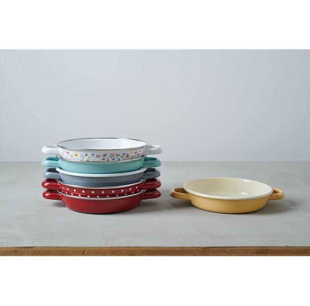 Riess Frying Pan for Eggs and Serving 20 Cm, Red with Dots (0044-077)