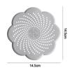 Silicone Floor Drain Cover Flower Shape Mesh Sink Strainer Anti-blocking Hair Clean Up Waste Catcher Kitchen Bathroom Accessory