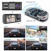 S1 Front + Rear + Interior 3 Lens Wide Angle 1080P HD Car DVR Dash Cam with Parking Monitor