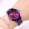 Retro High-Value Watch Women'S Light Luxury Rhinestone Dial Waterproof Quartz Watch