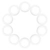 10Pcs DIY Foam Circles Light Easy-Carry Craft Models for Holiday Party Wedding Decorations Art Making Kits Foam Circle