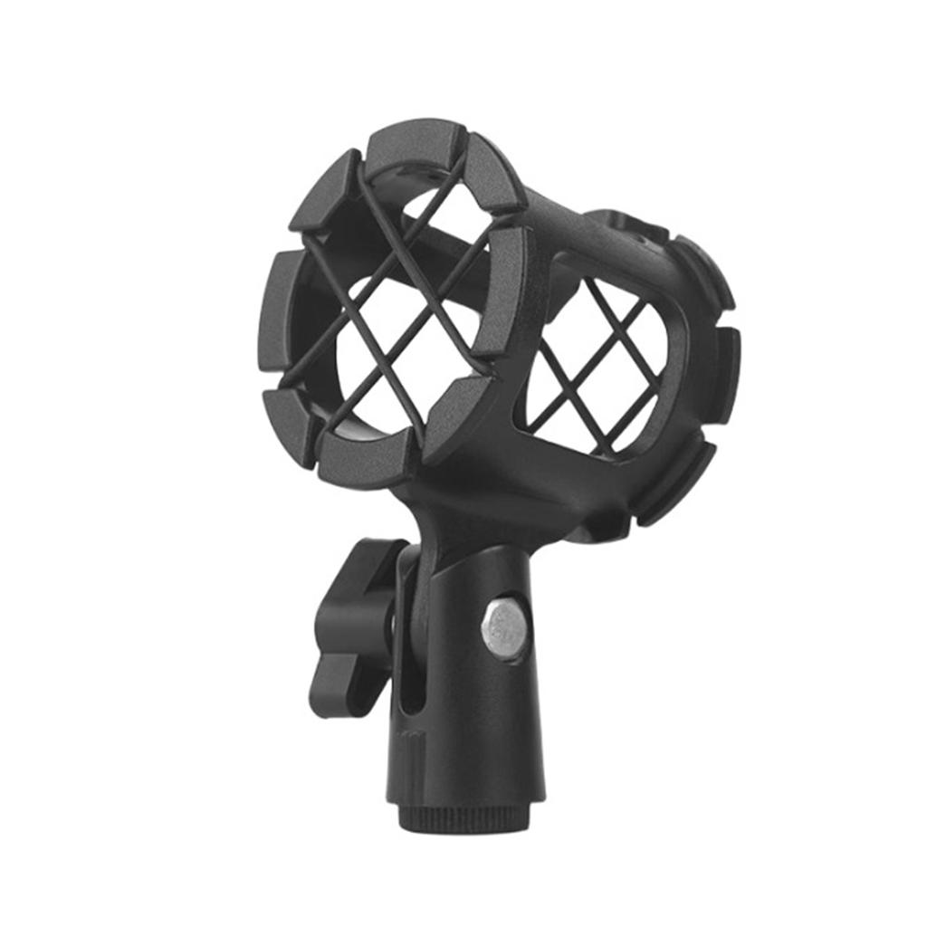 Handheld Microphone Suspension Shock Mount Holder Clip Bracket Enhances Stability for Clear Voice Capture