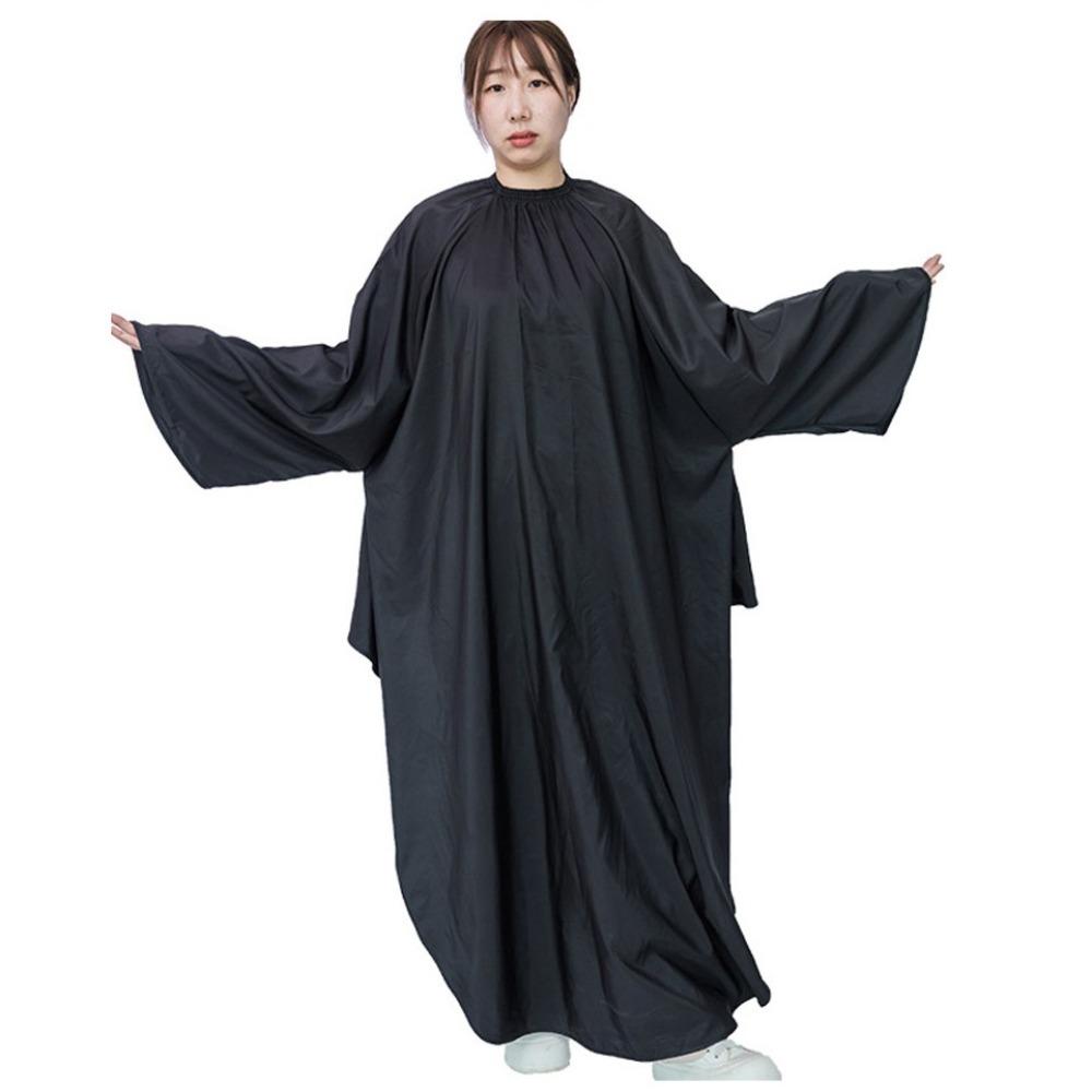 Professional Long Sleeve Hair Cutting Cape Waterproof Salon Hairdressing Cloth  Barbershop