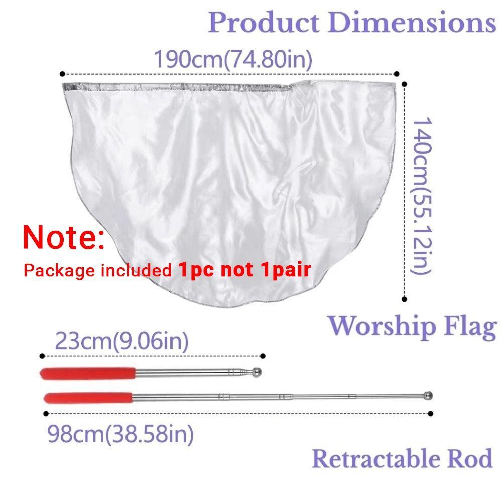 Semicircle Praise Dance Flags Colorful Belly Dance Fan Dance Performances Fan  Sports Games