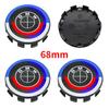 7Pcs 50th Anniversary Fiber Black Car Hood Front Rear Trunk Emblem Badge For BMW F20 E36 E46 X6 M4 E60 E93 E87 G01 G20 X3 X5 F30 FV7