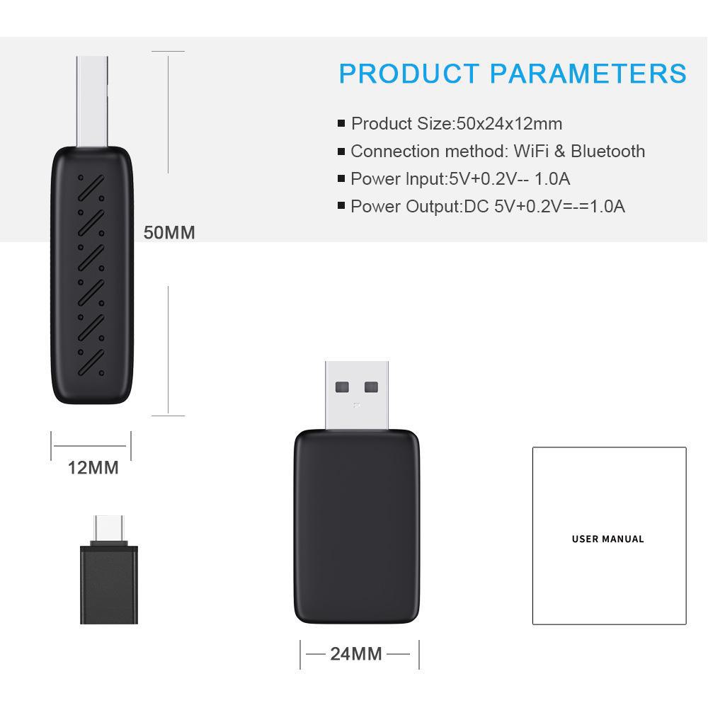 Wireless CarPlay & Android Smart Car Adapter