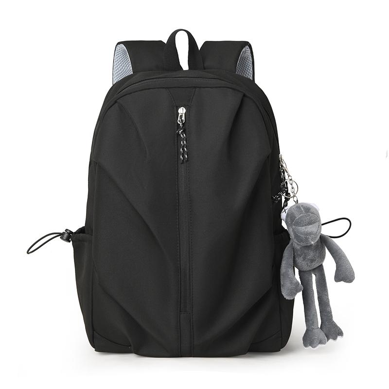 

Рюкзак большой вместимости, мужской и женский студенческий рюкзак для компьютера, многокарманный, водонепроницаемый и износостойкий рюкзак для поездок на работу,Ch чёрный