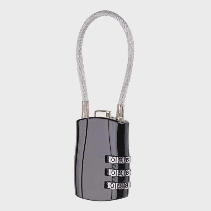 Helmet Lock, Anti-Theft Wire Padlock for Luggage, Gym Lockers, Drawers, and Electric Vehicles