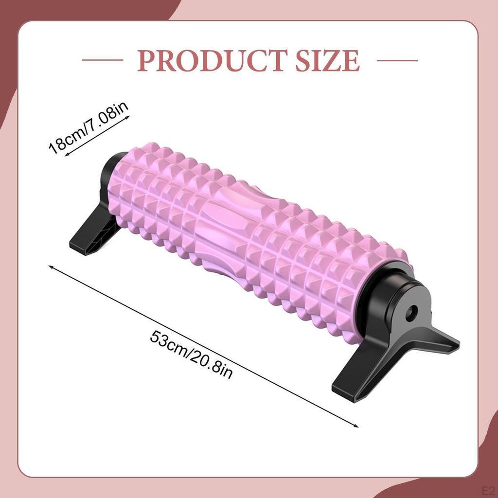 Faszienrolle mit Ständer Tiefengewebsmassage für Muskelmassage, Heim-Fitnessstudio