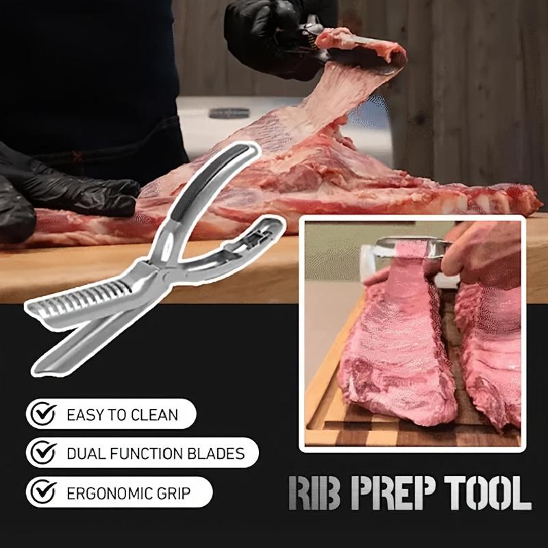 Stainless Steel Rib Remover , Essential Meat Tool for Every Home