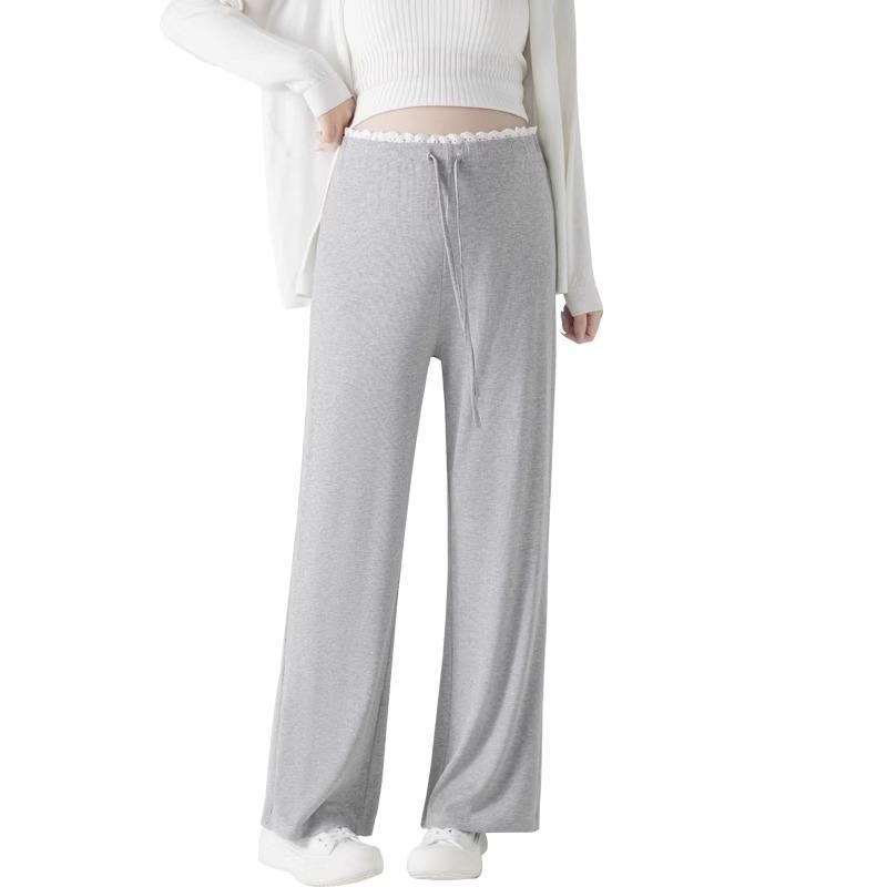 Wear Soft and Straight-leg Relaxed Pants for Pregnancy In Spring and Summer