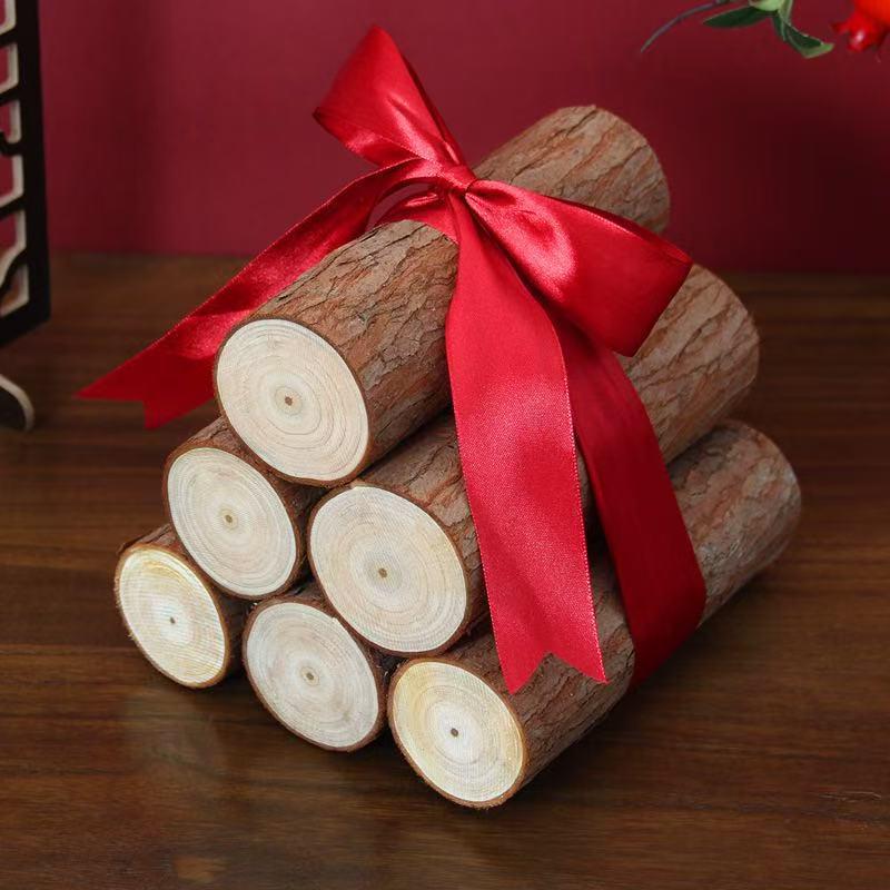 

Housewarming Joy: New Home Wealth Ornament - Enter with Prosperity Firewood Gift