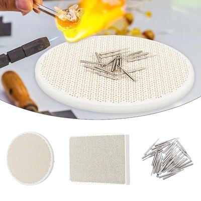 Durable Quartz Honeycomb Board Jewelry Tools Lightweight Designs Soldering Boards for Jewelers and Hobbyists